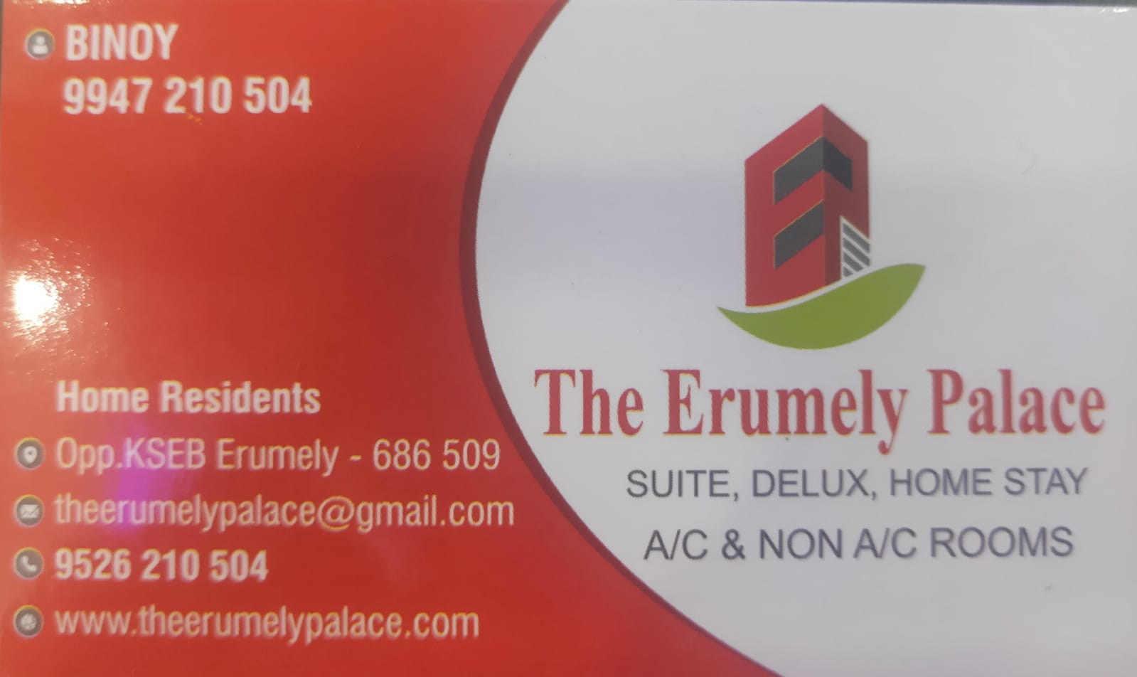 Erumely Palace Hotel & Rooms